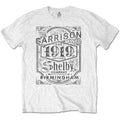 White - Front - Peaky Blinders Unisex Adult Garrison Pub T-Shirt