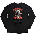 Black - Back - TLC Unisex Adult CrazySexyCool Photo European Tour 2022 Cotton Long-Sleeved T-Shirt