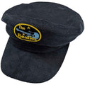 Navy Blue - Front - The Beatles Unisex Adult Oval Corduroy Logo Flat Cap