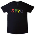 Black - Front - DEVO Unisex Adult Logo T-Shirt