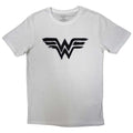 White - Front - Wonder Woman Unisex Adult Paint Logo T-Shirt