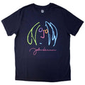 Navy Blue - Front - John Lennon Unisex Adult Self Portrait T-Shirt