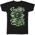 Black - Front - Cypress Hill Unisex Adult Skull T-Shirt