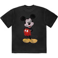 Black - Front - Disney Unisex Adult Stance Mickey Mouse T-Shirt