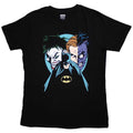 Black - Front - Batman Unisex Adult Creeping Villains T-Shirt