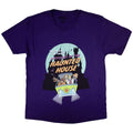 Purple - Front - Scooby Doo Unisex Adult Haunted House T-Shirt