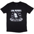 Black - Front - Leon Russell Unisex Adult Space & Time T-Shirt