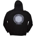 Black - Back - Bring Me The Horizon Unisex Adult Flower Of Life Hoodie