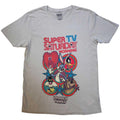 Sand - Front - Looney Tunes Unisex Adult Super Saturday TV T-Shirt