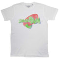 White - Front - Space Jam Unisex Adult Retro Logo T-Shirt