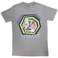 Grey - Front - Beetlejuice Unisex Adult Spiral T-Shirt