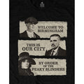 Black - Side - Peaky Blinders Unisex Adult This Is Our City T-Shirt
