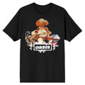 Black - Front - Oasis Unisex Adult Atomic Collage T-Shirt