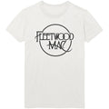 White - Front - Fleetwood Mac Unisex Adult Classic Logo T-Shirt