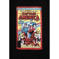 Black - Back - Captain America Unisex Adult Living Legend Comic Cover T-Shirt