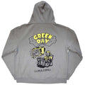 Grey - Back - Green Day Unisex Adult Longview Doodle Hoodie