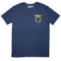 Denim Blue - Front - Nirvana Unisex Adult Mini Happy Face T-Shirt