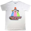 White - Front - The Powerpuff Girls Unisex Adult Catch Flight T-Shirt