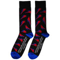 Black - Back - David Bowie Unisex Adult Flash Socks