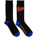 Black - Front - David Bowie Unisex Adult Logo Socks