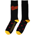 Black - Back - David Bowie Unisex Adult Stars Socks