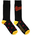 Black - Front - David Bowie Unisex Adult Stars Socks