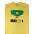 Yellow - Back - Bob Marley Unisex Adult Vintage Label T-Shirt