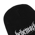 Black - Back - Behemoth Unisex Adult Logo Beanie