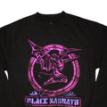 Black - Back - Black Sabbath Unisex Adult Neon Pink Henry Oversized Sweatshirt