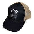 Black-Sand - Front - AC-DC Unisex Adult For Those About To Rock Trucker Cap