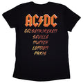 Black - Back - AC-DC Womens-Ladies High Voltage Dive Bar Back Print T-Shirt