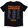 Black - Back - AC-DC Unisex Adult Whole Lotta London PWR-UP EU Tour 24 Back Print T-Shirt