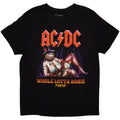 Black - Front - AC-DC Unisex Adult Whole Lotta Germany PWR-UP EU Tour ´24 Back Print T-Shirt