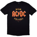 Black - Front - AC-DC Unisex Adult High Voltage Rock N Roll Back Print T-Shirt