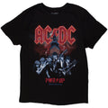 Black - Front - AC-DC Unisex Adult PWR-UP Bratislava ´24 Back Print T-Shirt