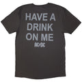 Grey - Back - AC-DC Unisex Adult Have A Drink On Me Back Print T-Shirt