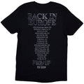 Black - Back - AC-DC Unisex Adult Back In Black PWR-UP EU Tour ´24 Back Print T-Shirt