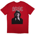 Red - Back - AC-DC Unisex Adult Lock Up Your Daughters Mini Logo Back Print T-Shirt