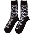 Black - Back - Ghost Unisex Adult Logo Ankle Socks