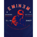 Navy Blue - Side - Eminem Unisex Adult Detroit Portrait T-Shirt