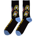 Black - Back - Guns N Roses Unisex Adult Skulls Band Socks