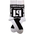 Black - Back - Linkin Park Unisex Adult Bracket Logo Socks