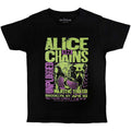 Black - Front - Alice In Chains Unisex Adult MTV Unplugged Dog T-Shirt