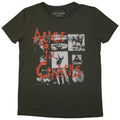 Black - Front - Alice In Chains Womens-Ladies Albums Montage T-Shirt