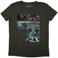 Green - Front - Linkin Park Womens-Ladies Meteora Drip Collage T-Shirt