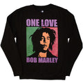 Black - Front - Bob Marley Unisex Adult One Love Oversized Sweatshirt