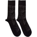 Black - Front - Cypress Hill Unisex Adult Leaf Print Socks