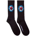 Black - Front - The Jam Unisex Adult Target Logo Terrycloth Socks