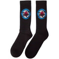 Black - Back - The Jam Unisex Adult Target Logo Terrycloth Socks