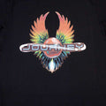 Black - Back - Journey Unisex Adult Wings Tie Dye T-Shirt